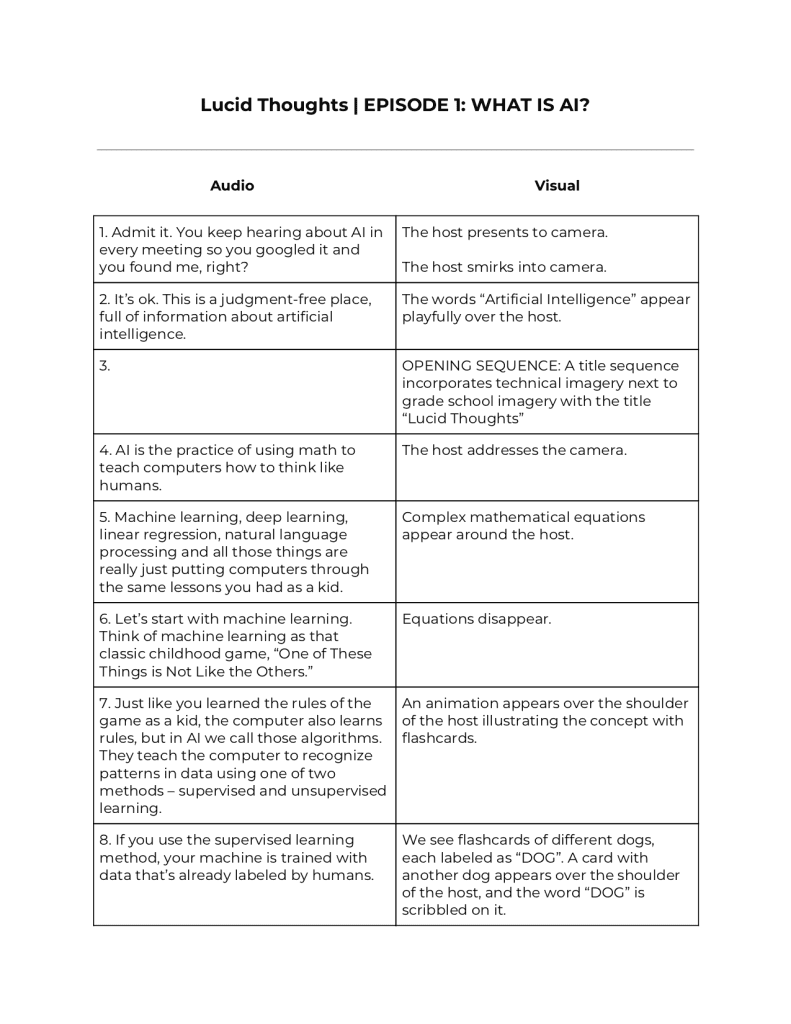 How to Write a Basic Video Script [With Template] Storyboard Media